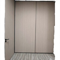 Cloison mobile pour salle de banquet, cloison insonorisée amovible avec panneaux de porte, finitions personnalisées