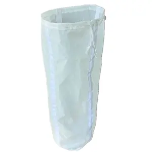 Saco de filtro líquido/óleo/pintura para tela, saco de filtro de malha de nylon de qualidade alimentar de 500 mícrons