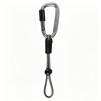 Mosquetón Personalizado Antipérdida, Portátil, Ajustable, Multifuncional, con Cordón de Paracord para Cuello y Mano, para Celular y Llaves