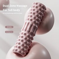 Rouleau en mousse EVA avec bâton de massage et balle de point de pression, portable et durable pour la relaxation musculaire des tissus profonds