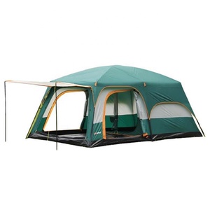 Tienda de campaña grande de tela Oxford impermeable portátil <span class=keywords><strong>para</strong></span> 3-10 personas con dos habitaciones al aire libre y una <span class=keywords><strong>sala</strong></span> de estar <span class=keywords><strong>para</strong></span> fiesta familiar - Product Image 1