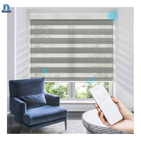 Persianas Zebra para ventanas, persianas enrollables para el hogar, persianas Zebra motorizadas inteligentes con Control remoto