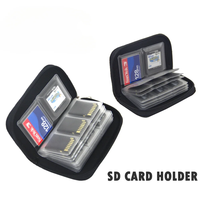 Sac de rangement pour carte mémoire, étui de transport, 22 emplacements pour CF/SD/Micro SD/SDHC/MS/DS, accessoires de jeu, boîte de carte mémoire