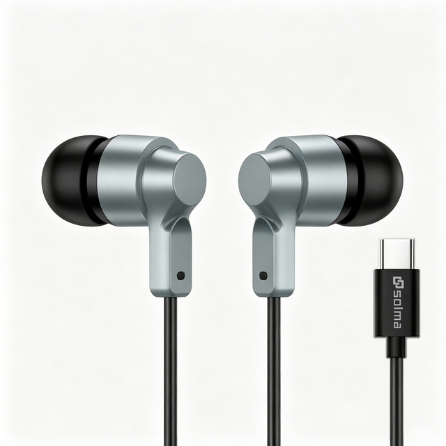 Trending 2026 New Product Hot Sale Stylish Lightweight Wired Headphones Usb Cable Type-cEarbuds for Music Learning Study Work