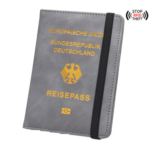 2025 nouveau support de <span class=keywords><strong>passeport</strong></span> de vol à sangle anti-magnétique allemande stockage multifonctionnel de grande capacité pour les voyages et les voyages d'affaires - Product Image 1