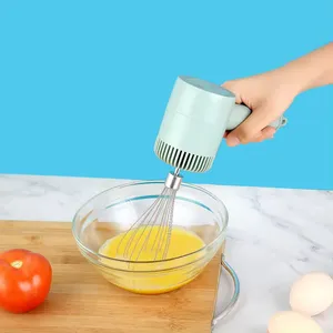 Nice Quality Egg Beater Whisk Rechargeable Stainless Steel Mini Kitchen Electric Milk Cream Egg Whisk