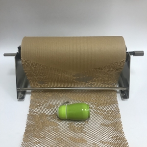 Distributeur d'emballage en papier nid d'abeille personnalisé Distributeur unique de rouleau de papier nid d'abeille biodégradable - Product Image 2