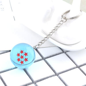 Anime Goku <span class=keywords><strong>Dragon</strong></span> llaveros bola Super 1-7 estrellas <span class=keywords><strong>Cosplay</strong></span> colgante cristal llavero - Product Image 5