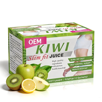 Poudre de jus de kiwi pour une silhouette mince, détox, gestion du poids, complément alimentaire, emballage personnalisé OEM ODM