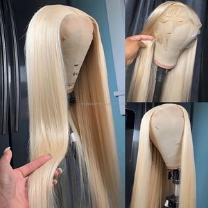 Perruques en dentelle HD 13x6 blondes, cheveux humains, cuticules alignées, sans colle, perruques en cheveux humains, achat en gros, perruques en dentelle complète pour femmes noires - Product Image 3