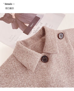 Ensemble Printemps pour Petites Filles : Veste de Costume en Laine, Jupe Courte Plissée, en Coton Épais et au Look Tendance - Product Image 2