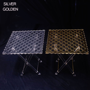 2022 Neueste Art Saudi-Arabien Großhandel Tee tisch Set Transparent Klar Acryl Klapp tablett Tisch Für Zuhause - Product Image 5