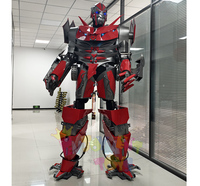 Kostum Robot LED, Material EVA kepadatan tinggi, kostum Robot LED, toko VR dapat dipakai panggung pesta pabrik Tiongkok, kostum Robot untuk Cosplay