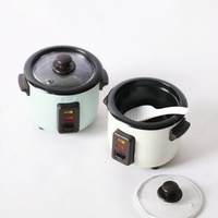 Jouets de cuisine : Mini cuiseur à riz, cuillère à riz, ustensiles de cuisine, modèle de cuisson, accessoires de mobilier pour maison de poupée, jouets de décoration