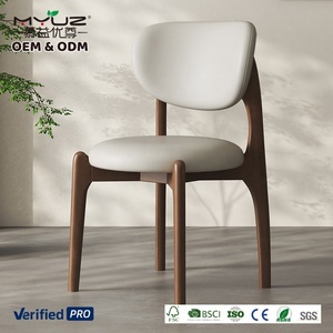 <span class=keywords><strong>Sedie</strong></span> <span class=keywords><strong>da</strong></span> <span class=keywords><strong>Pranzo</strong></span> in Legno Massello Stile Nordico, Design Moderno e Semplice, Lusso Discreto con Schienale, per Casa, Ufficio e Ristorante - Product Image 2
