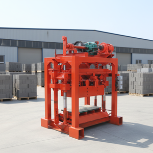 Zement-Verbundsteinmaschine PLC HongFa QTJ4-40B Pflasterstein-Formungsgerät 220V/380V - Product Image 1