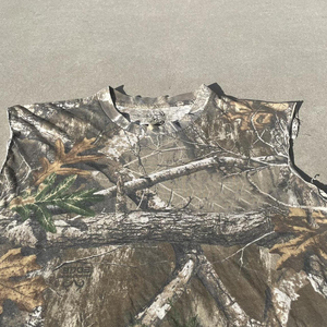 Vente en gros sur mesure Camouflage lourd de créateur Débardeur pour hommes T-shirt <span class=keywords><strong>sans</strong></span> manches surdimensionné en coton véritable camouflage - Product Image 2