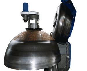 Machine à Bordure Automatique en Acier Inoxydable avec Moteur pour Extrémités Arrondies Non Rondes dans les Réservoirs à Huile et à Eau - Product Image 1