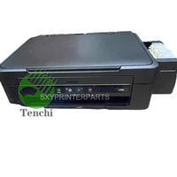 Imprimante Jet d'Encre Tout-en-un 4 Couleurs A4 L380 pour Epson EcoTank L380 L383 avec Réservoir d'Encre, Imprimante à Sublimation