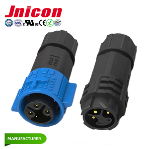 M25 3+2 פינים 50A עמיד למים 3 פינים כוח 2 פינים נתונים רב פינים IP67 תקע זכר תקע נקבה מחבר Jnicon - Product Image 1