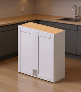 Mobiletto da parete Sunique 36x36 pollici, design moderno, mobiletto da cucina con maniglia e pomello, finitura laminata - Product Image 2