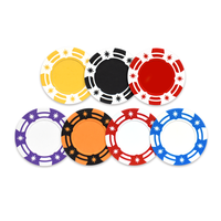 Jeu de jetons de poker en argile YH Casino avec conception personnalisée Impression numérique RFID