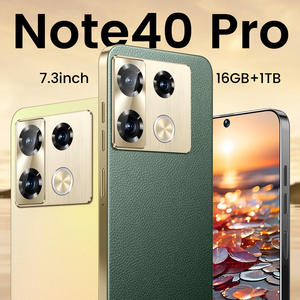 Vendita a buon mercato nota 40 <span class=keywords><strong>Pro</strong></span> originale 16Gb + 512Gb 72Mp + 108Mp sblocco facciale schermo intero Smartphone telefono cellulare Android <span class=keywords><strong>14</strong></span> - Product Image 2