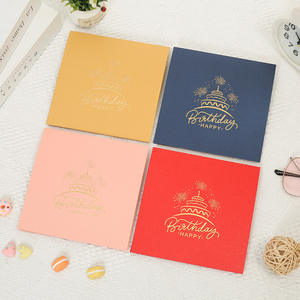 Tarjeta de Cumpleaños 3D Personalizable con Luz y Música, Tarjeta de Pastel Emergente para Regalo - Product Image 2