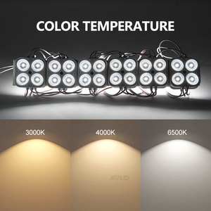 โมดูลไฟ LED สีขาวสว่างสูง 6500k แสงกลางวัน ip67 4 ชิป Smd2835 12v 4leds โมดูลป้ายไฟ LED สีขาว - Product Image 5
