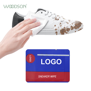 WOODSON fornecedores por atacado não-tecidos limpeza esporte sapatos sneaker limpeza toalhetes sapato limpeza kit