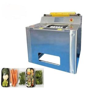 Machine d'emballage automatique de viande de <span class=keywords><strong>poulet</strong></span> avec film étirable en PVC, machine d'emballage de barquettes alimentaires, machine d'emballage de fruits et légumes avec film alimentaire - Product Image 1