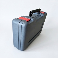 Boîte à outils en plastique moulé par soufflage, mallette de rangement rigide pour équipement avec poignée et loquet, moule extérieur partagé, cavité intérieure personnalisée OEM & ODM