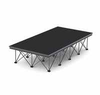 Scène mobile principale pour événements, mariages, danse et concerts, 1x1m/4x4 pieds, en aluminium, podium de scène araignée, pliable, portable
