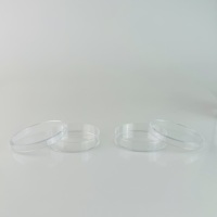 60 Millimeters 90 Millimeters 120 Millimeters Sterile Transparent Plastic Petri Dishes for Laboratory Use