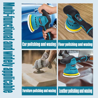 Machine à polir portable très vendue, mini polisseuse sans fil pour le detailing automobile, vente en gros