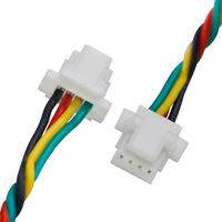 Arnés de cableado para drones de carreras FPV SH10 4P, cable de alimentación para controlador de vuelo ZH15, cable de silicona extrasuave de alta temperatura 32AWG 5