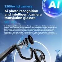 Nouvelles lunettes intelligentes Meta 13MP avec traduction IA, capture photo et vidéo, partage d'images, double réduction de bruit pour les appels