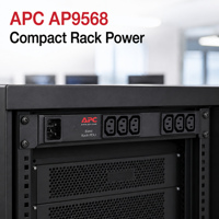 APC Schneider Rack PDU Socket Rack Cabinet Dédié Socket 15 C13 Interfaces Ap9568 10A Entrée totale APC Rack PDU