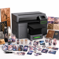 Printer Inkjet UV Kompak Qicai 3360 Baru untuk Kosmetik dan Tutup Lipstik dengan Mesin Pencetak Pola USB