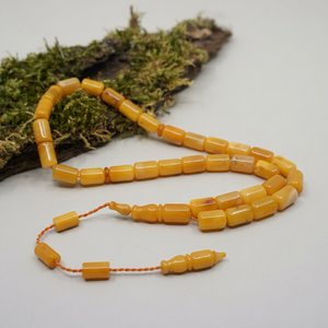 Tasbih artisanal en résine thème ange, perles de prière islamiques, cadeau religieux musulman de qualité supérieure, chapelet, figurine technique de moulage - Product Image 1