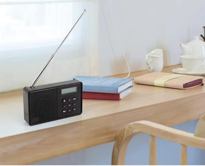 Radio numérique portable DAB FM avec haut-parleur, entrée AUX 3,5 mm, batterie rechargeable 1200 mAh, sortie 10 W pour la maison et l'extérieur - Product Image 2