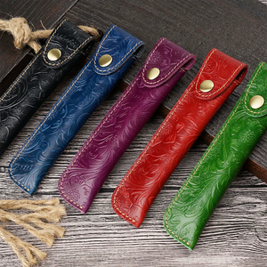 Винтажная ручная работа Ретро Crazy Horse кожа школьный держатель для ручки сумка из натуральной кожи чехол для карандашей - Product Image 2