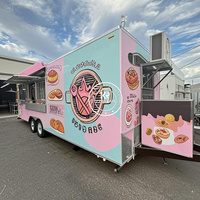 Commercial Food Van Concession Street Mobile Food Truck Panier Fast Food Remorque à vendre Usa Europe Australie