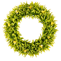 Vente en gros guirlande suspendue de haute qualité plante artificielle herbe fleur artificielle pour la décoration de la maison intérieur extérieur décor