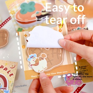 Cute Pony Shaped <b>Sticky</b> <b>Notes</b> Cartoon Hand Account Decorative Memo Stickers Adhesive Reusable <b>Notes</b> For Students - Product Image 3