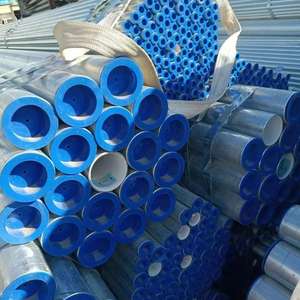 Tuyau en acier galvanisé Q235B de 1,5 pouce, poids par mètre, tuyaux en acier laminé à chaud avec revêtement plastique - Product Image 6