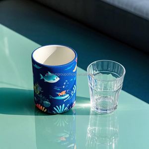 Manchon isotherme pour canette de bière en néoprène imperméable avec logo personnalisé imprimé, fermeture éclair, portable pour sacs isothermes - Product Image 6