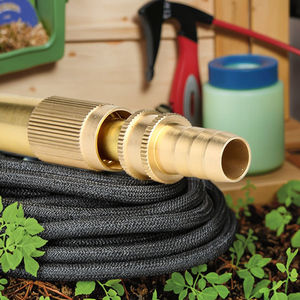 Ayarlanabilir Yüksek Basınçlı Düz Su Püskürtücü Nipelli Hat İçi Konnektör Araba Yıkama Sulama Fırçası Hortum Nozulu Bakır Kabarcık - Product Image 6