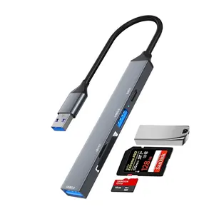 USB-удлинитель 5 в 1, ADS-806A с SD TF-считывателем карт