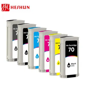 Hehehp 70 Designjet Z2100 için uyumlu mürekkep kartuşu/3100/3100PS/3200/3200PS/5200PS/5400 yazıcı